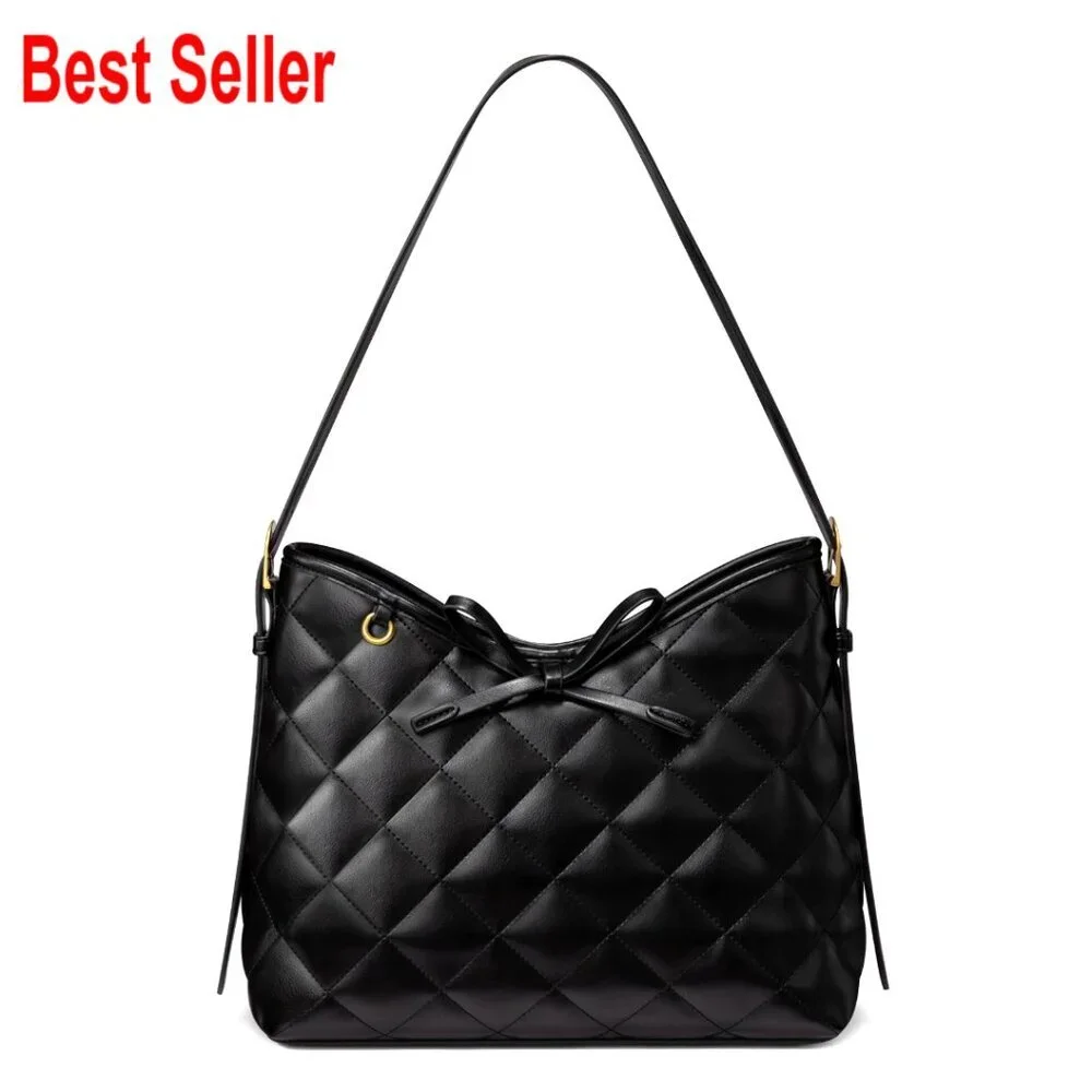 Faux Leather Hobo Bag Crossbody Shoulder Purse Adjustable Strap